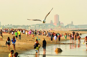 A smoking ban is being planned for the Avon beach. Coaster file photo.