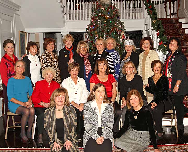 The Allenhurst Garden Club held their annual Christmas party this week. COASTER photo.
