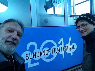 Michael Sodano and Nancy Sabino, owners of The ShowRoom arthouse movie theater have just returned from the Sundance Film Festival where they scout films to bring to Asbury Park in 2014.
