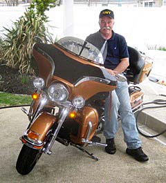 Coaster Photo: Bradley Beach resident Mark Bozzo is a member of the Knights of Columbus Motorcycle Ministry.