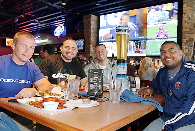 Catching all the NFL action on Sunday at the East Coast Cookery in Neptune were Ryan Sherman, Asbury Park; Todd Kelly, Neptune; Chris McCarthy, Ocean Township and Steve Graham, Neptune.