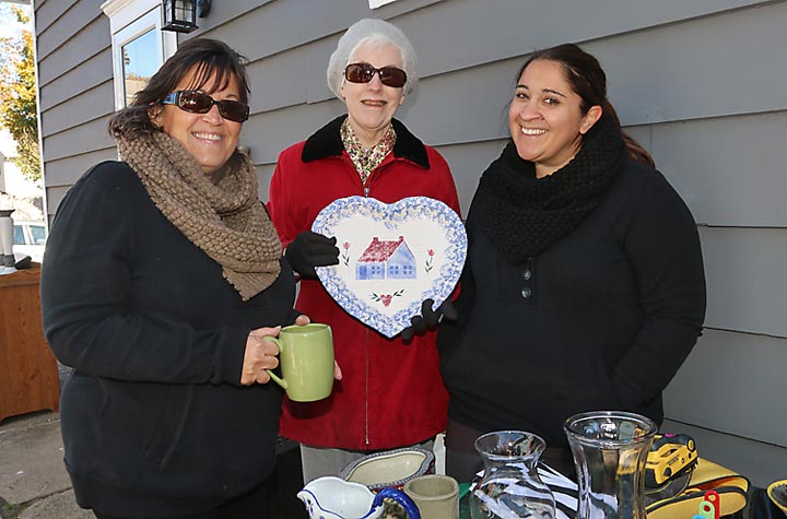 At a yard sale in Ocean Township were Rosie Camoosa, Maryann Farry and Kristin Hand, all of Ocean Township.
