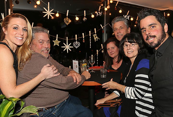 Celebrating New Year’s Eve at the Bar Room in Deal were the Vacchiano family (from left): Amanda, Frank Denise, James, JeanAnn and Jay.
