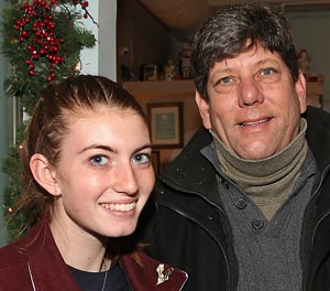 John & Marissa Albano, Neptune - John: All the snow and all the colleges I visited with my daughter this winter. Marissa: All the snow days. They were fun. I relaxed, which was nice. Running outside in the cold every single day.