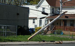 Coaster Photo by Paul Spennrath A car crash May 3 in Neptune knocked out Verizon FIOS for many hours.