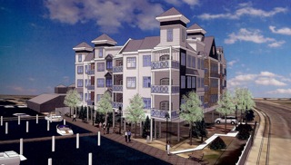 This is an artist rendering of the proposed condominium project planned in Neptune