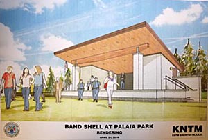 This is a rendering of a bandshell proposed for Joe Palaia Park in Ocean Township.