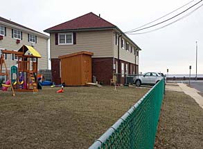 The federal government wants to auction off this former Coast Guard property at Ocean and East End Avenues in Avon but borough officials want the auction delayed pending further discussion. (U.S. General Services Administration photo)