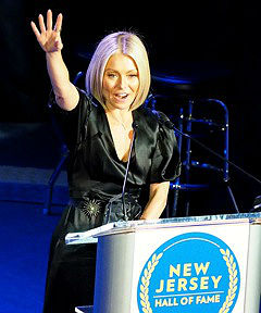 Coaster Photo by John Cavanaugh - TV personality Kelly Ripa was inducted into the New Jersey Hall of Fame.