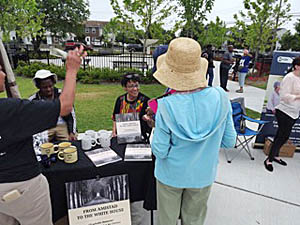 Coaster Photo - Neptune author Kay Harris signs copies for her book “From Amistad to the White House: Teachable Moments From 1839 to Within My Lifetime” at the Second Baptist Church in Asbury Park June 17.