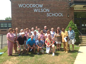 Some graduates of the 1967 class at Woodrow Wilson School in Neptune City gathered recently for a tour there.