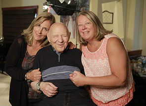 Pianist Al Rando is pictured at Brennen’s Steakhouse in Neptune City with restaurant owner Maura Fitzsimmons (right) and his neice Laurie Kenny-Ambio.