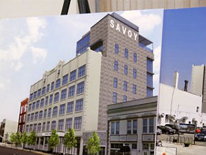 This is a rendering of a proposed renovation at 714 Mattison Ave., Asbury Park where the Savoy movie theater once operated.