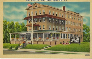 The Hotel Powhatan on Third Avenue in Asbury Park was built in 1911. 